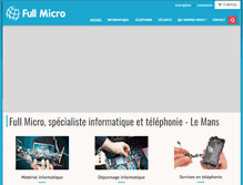 Tablet Screenshot of full-micro.com